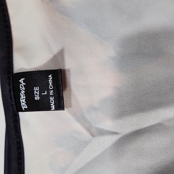 Vibrant Splash of Colors Tie dye split neck tank top mixed colors W-625 - Picture 12 of 16